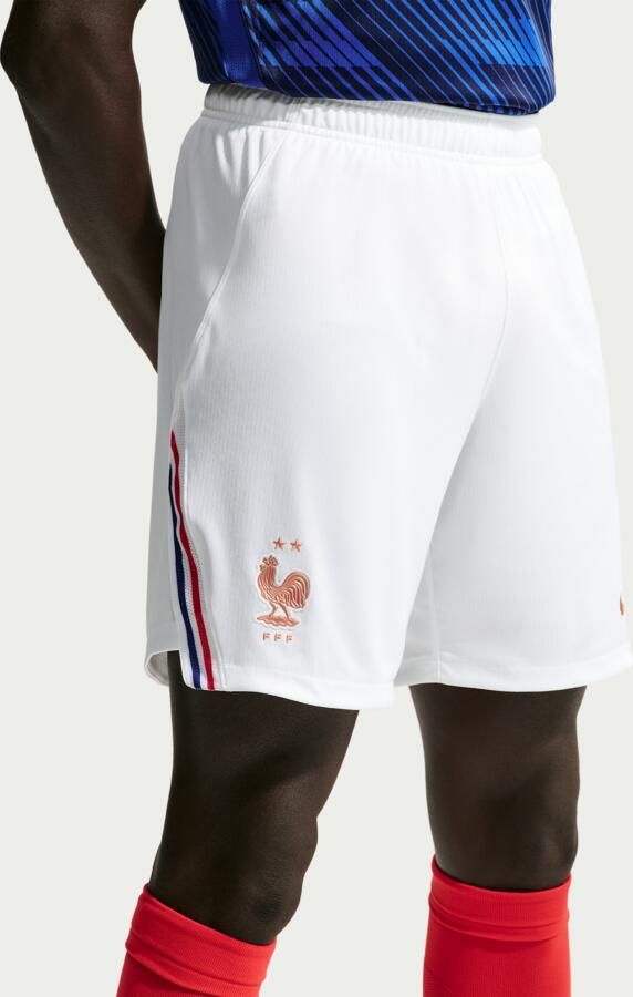 Nike FFF 2026 Stadium Thuis Dri-FIT replica voetbalshorts voor heren Wit - Foto 5