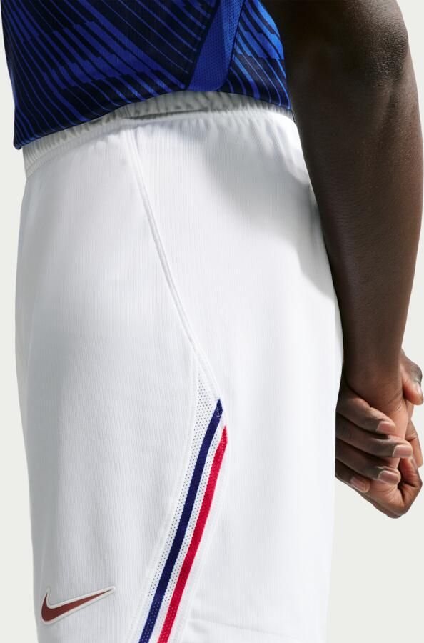 Nike FFF 2026 Stadium Thuis Dri-FIT replica voetbalshorts voor heren Wit - Foto 4