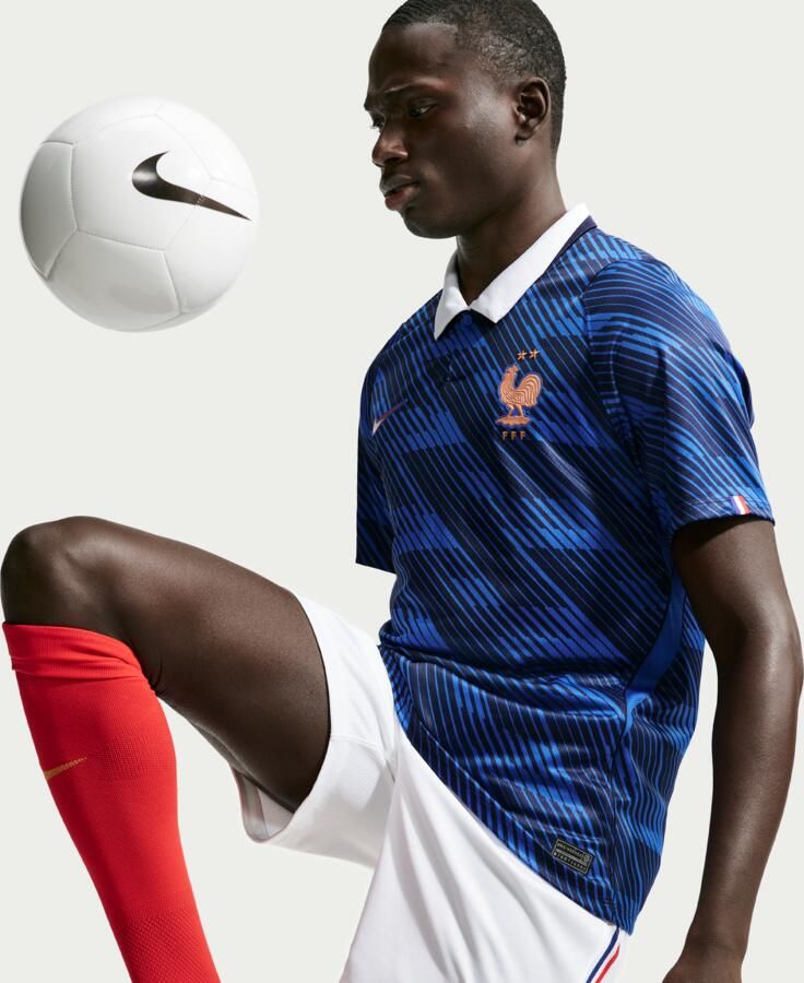 Nike FFF 2026 Stadium Thuis Dri-FIT replica voetbalshorts voor heren Wit - Foto 3