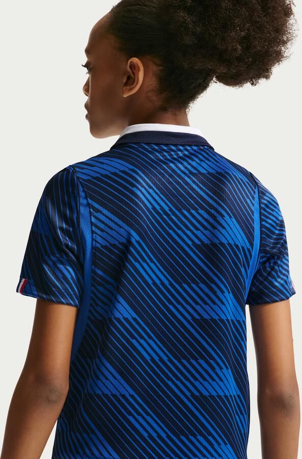 Nike FFF 2026 Stadium Thuis replica voetbalshirt met Dri-FIT voor kids Blauw - Foto 3