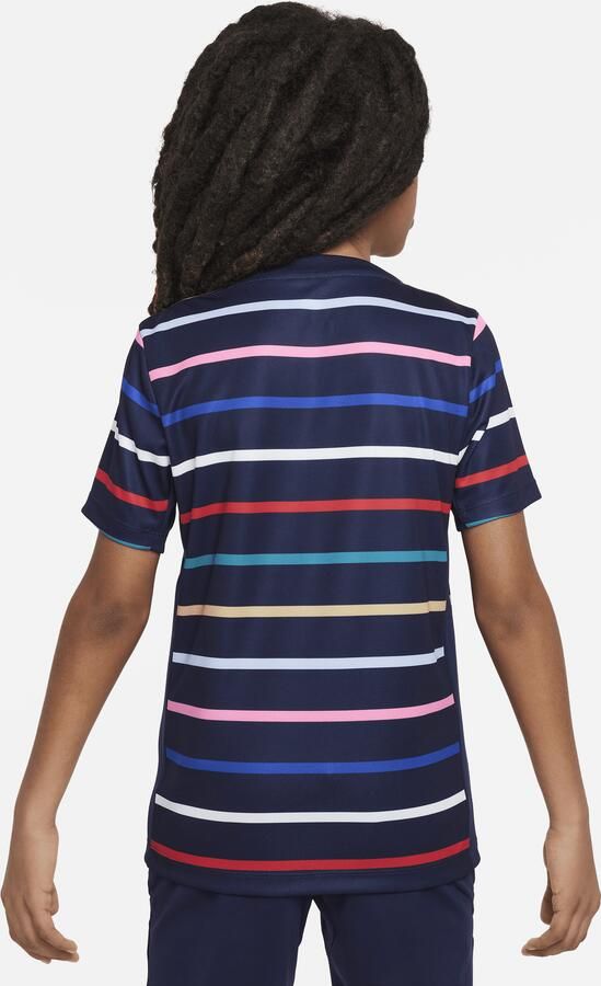 Nike FFF Academy Pro Thuis Dri-FIT warming-upvoetbaltop voor kids Blauw - Foto 4