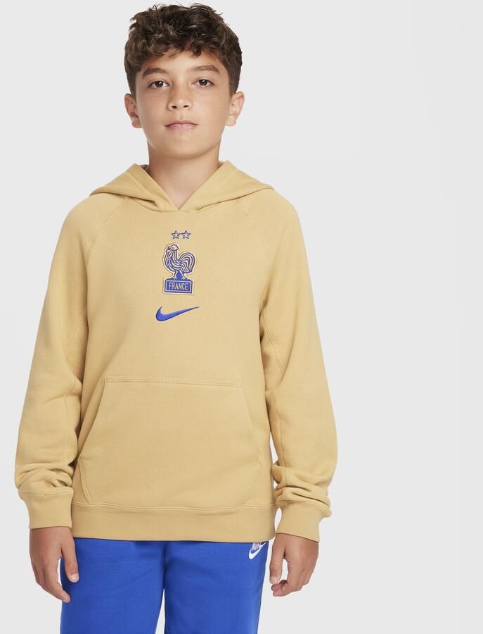 Nike FFF Air voetbalhoodie voor kids Bruin - Foto 4