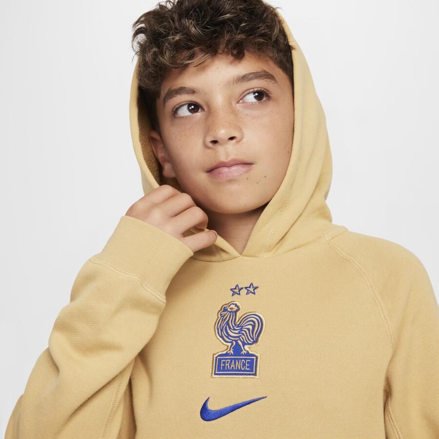 Nike FFF Air voetbalhoodie voor kids Bruin - Foto 2