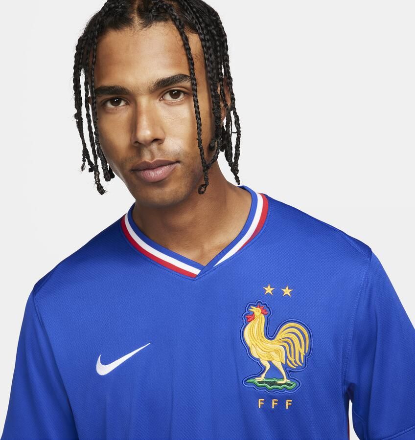 Nike FFF (herenelftal) 2024 25 Stadium Thuis Dri-FIT replica voetbalshirt voor heren Blauw - Foto 2