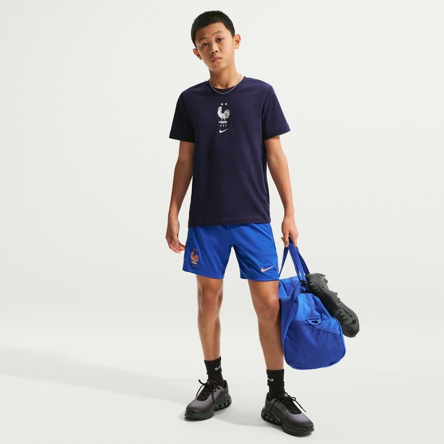 Nike FFF Strike Dri-FIT knit voetbalshorts voor kids Blauw - Foto 2