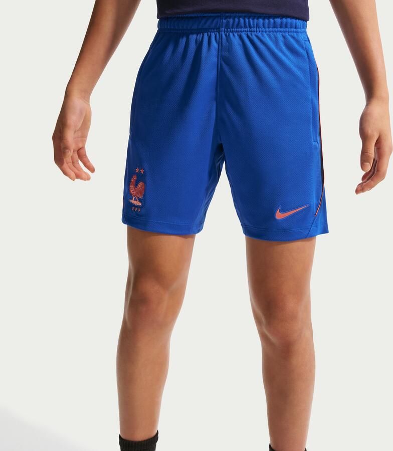 Nike FFF Strike Dri-FIT knit voetbalshorts voor kids Blauw - Foto 5