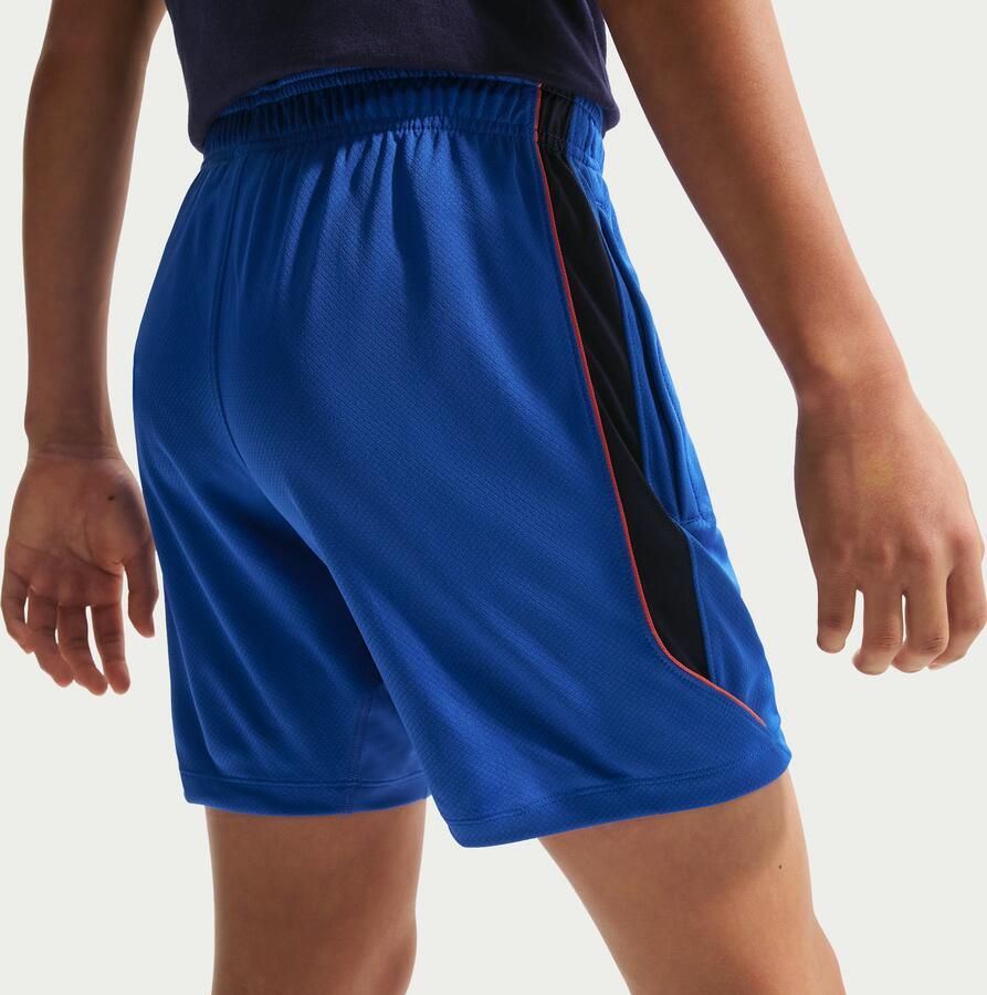 Nike FFF Strike Dri-FIT knit voetbalshorts voor kids Blauw - Foto 3