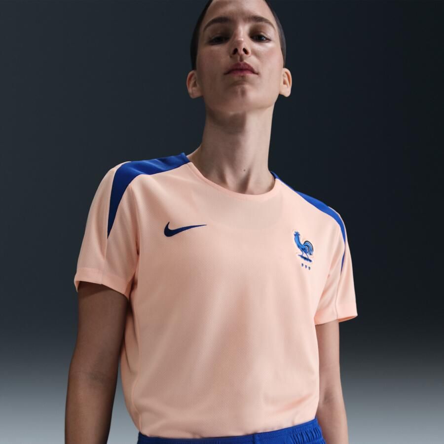 Nike FFF Strike Dri-FIT voetbaltop met korte mouwen voor dames Roze - Foto 4