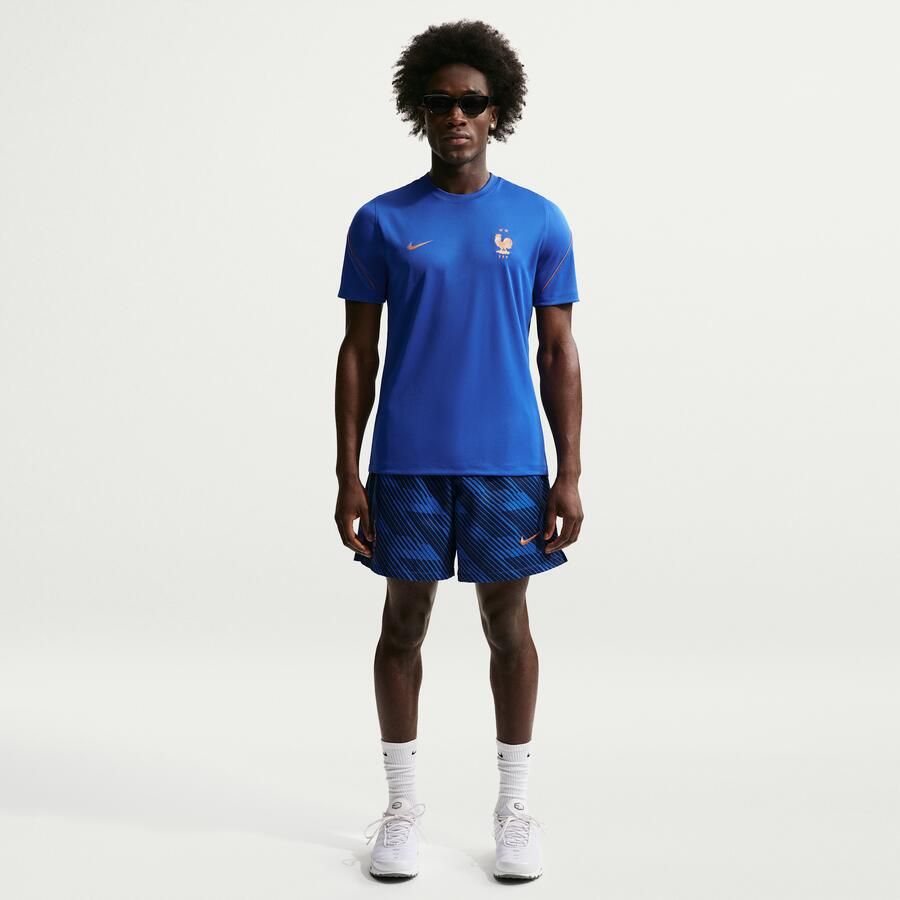 Nike FFF Strike Dri-FIT voetbaltop met korte mouwen voor heren Blauw - Foto 2