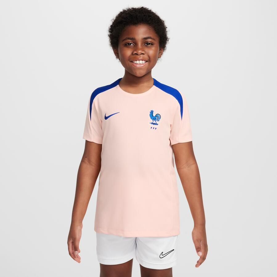 Nike FFF Strike Dri-FIT voetbaltop met korte mouwen voor kids Roze - Foto 4