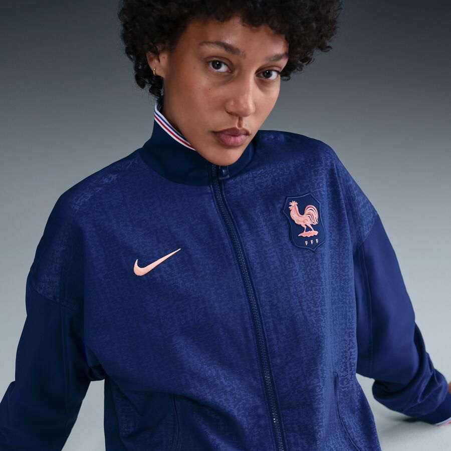 Nike FFF Strike Dri-FIT voetbalvolksliedjack voor dames Blauw - Foto 2