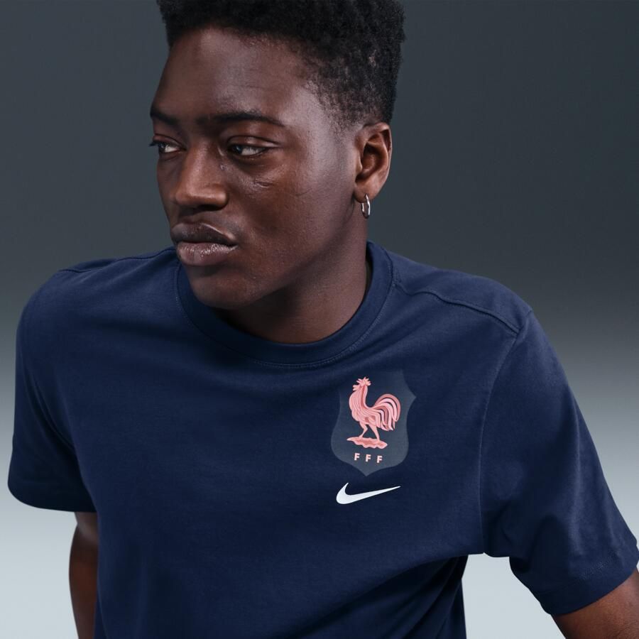 Nike FFF voetbalshirt voor heren Blauw - Foto 2