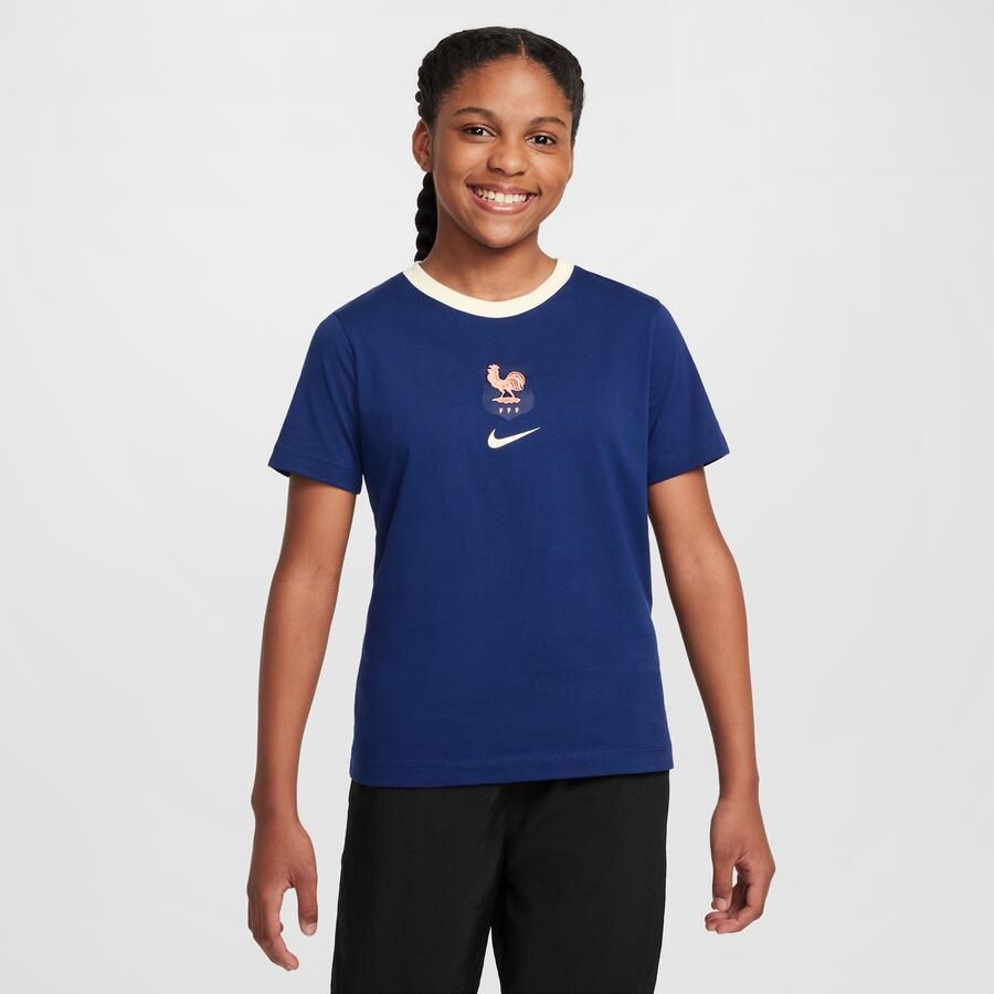Nike FFF voetbalshirt voor kids Blauw - Foto 4