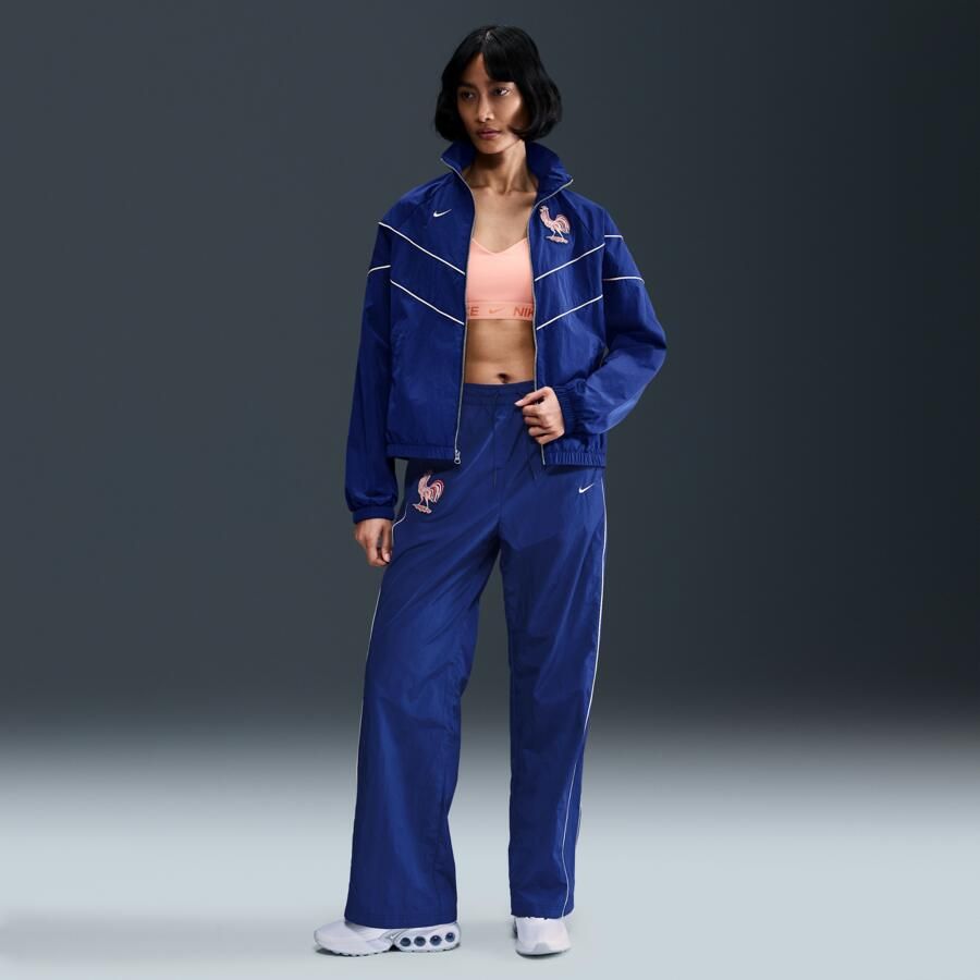Nike FFF Windrunner geweven voetbaljack met uv-bescherming voor dames Blauw - Foto 3