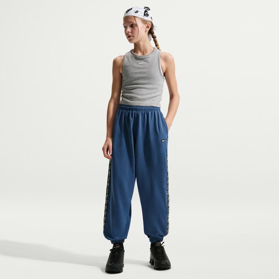 Nike Fleecebroek voor meisjes Blauw - Foto 4