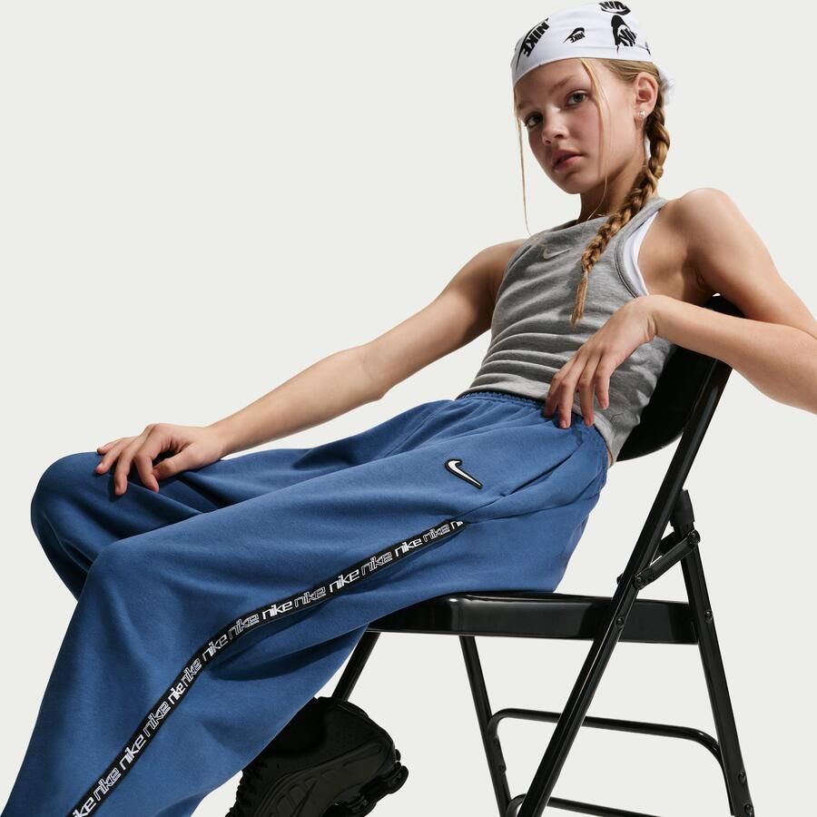 Nike Fleecebroek voor meisjes Blauw - Foto 2