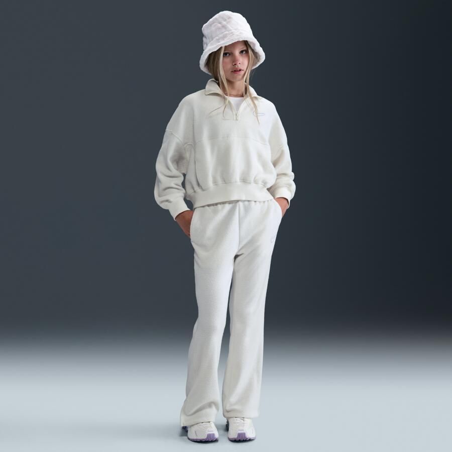 Nike Fleecebroek voor meisjes Bruin - Foto 4