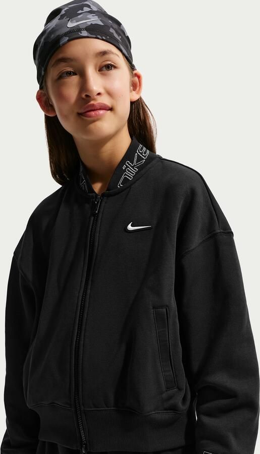 Nike fleecejack voor meisjes Zwart - Foto 4