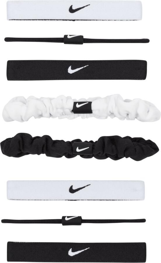 Nike Flex Classic verschillende haarelastiekjes (8 stuks) Wit
