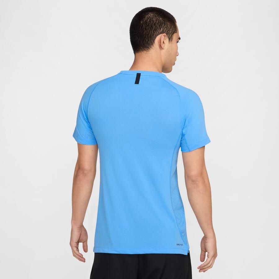 Nike Flex Rep Dri-FIT fitnesstop met korte mouwen voor heren Blauw - Foto 4