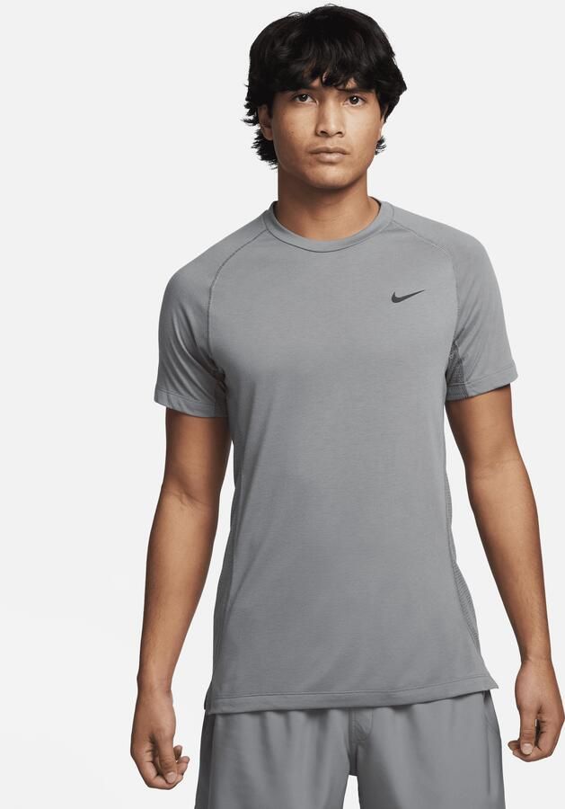 Nike Flex Rep Dri-FIT fitnesstop met korte mouwen voor heren Grijs - Foto 3