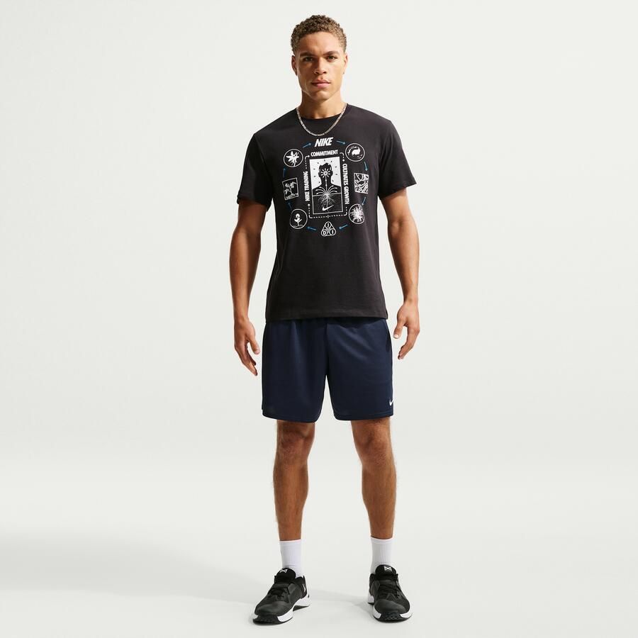 Nike Flex trainingsshorts voor heren (18 cm) Blauw