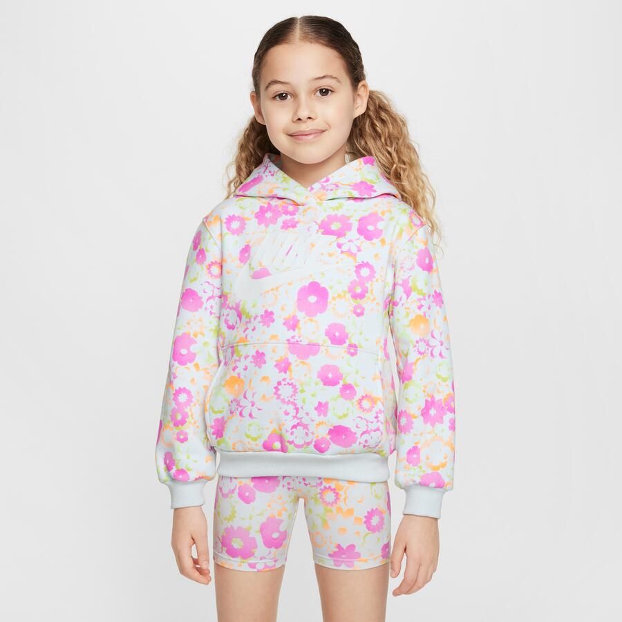 Nike Flow-Ral hoodie met print voor kleuters Grijs - Foto 4