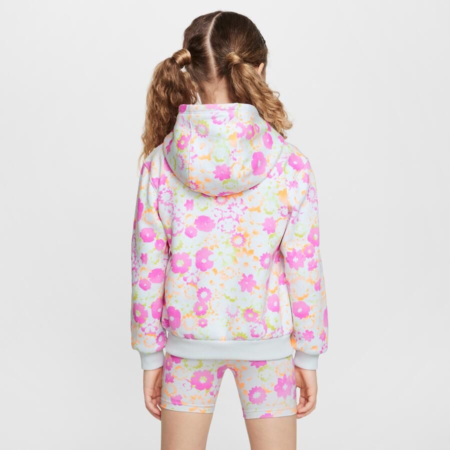 Nike Flow-Ral hoodie met print voor kleuters Grijs