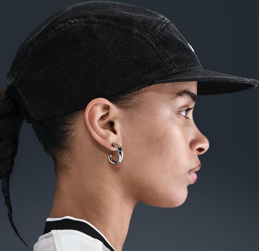 Nike Fly ongestructureerde denim pet Zwart - Foto 2