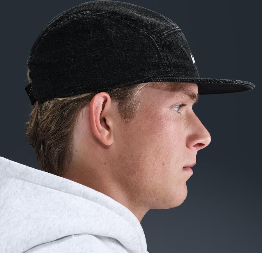 Nike Fly ongestructureerde denim pet Zwart - Foto 3