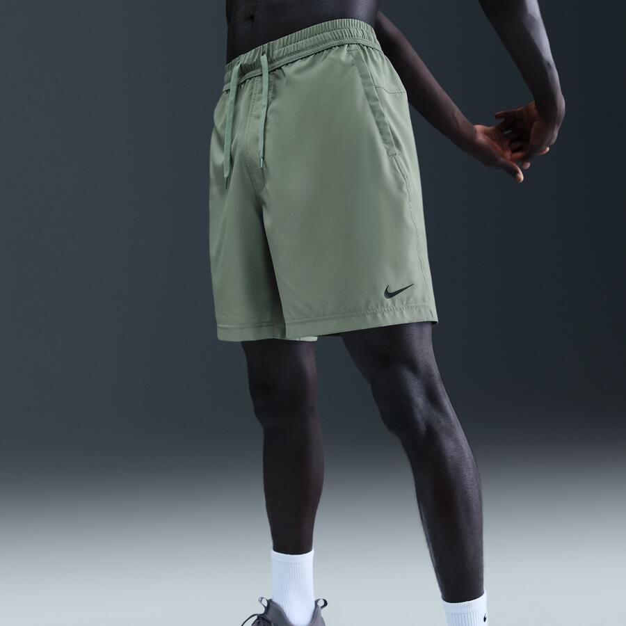Nike Form Dri-FIT multifunctionele herenshorts zonder binnenbroek (18 cm) Grijs