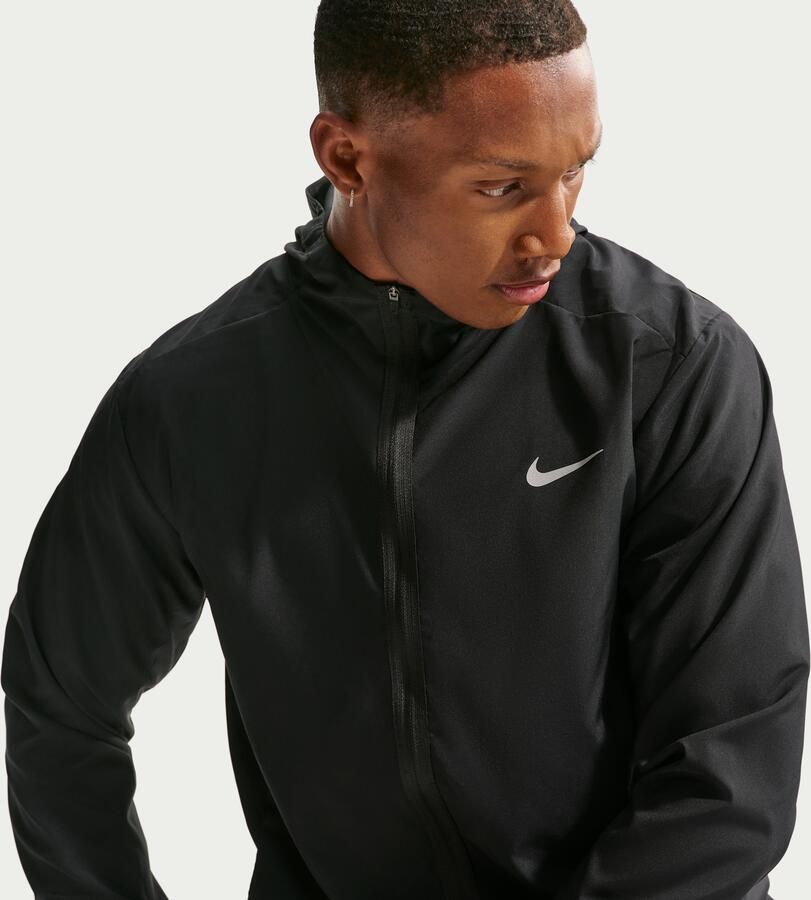 Nike Training trainingsjack met logoprint en opstaande kraag - Foto 4