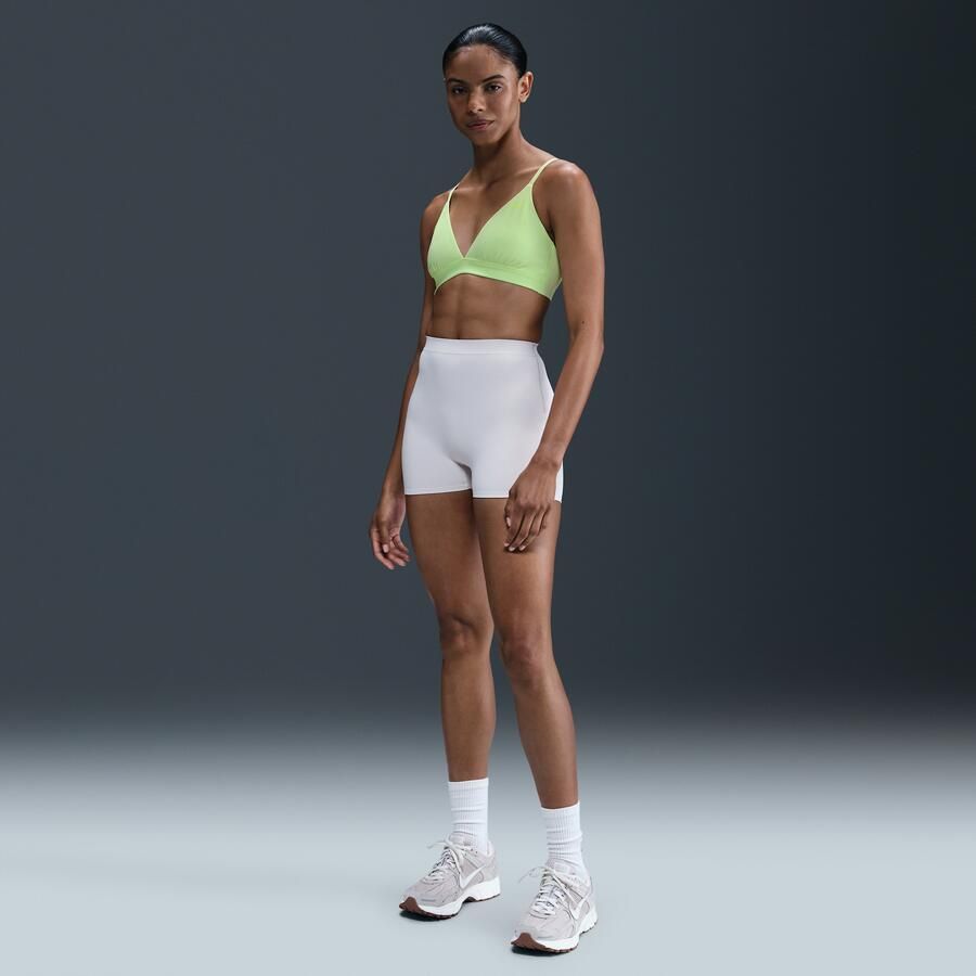 Nike Form non-padded triangle sport-bh met lichte ondersteuning Geel - Foto 3