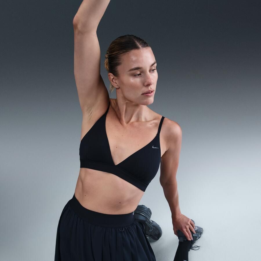 Nike Form non-padded triangle sport-bh met lichte ondersteuning Zwart - Foto 2