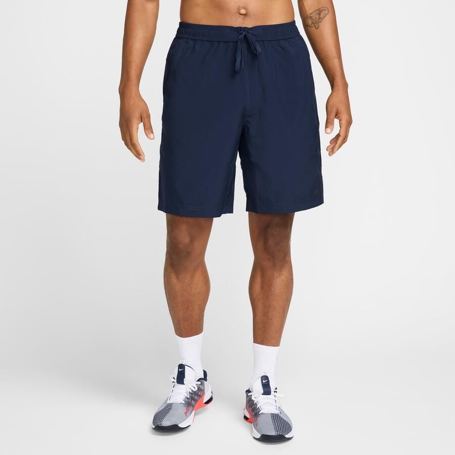 Nike Form veelzijdige niet-gevoerde herenshorts met Dri-FIT (23 cm) Blauw - Foto 4