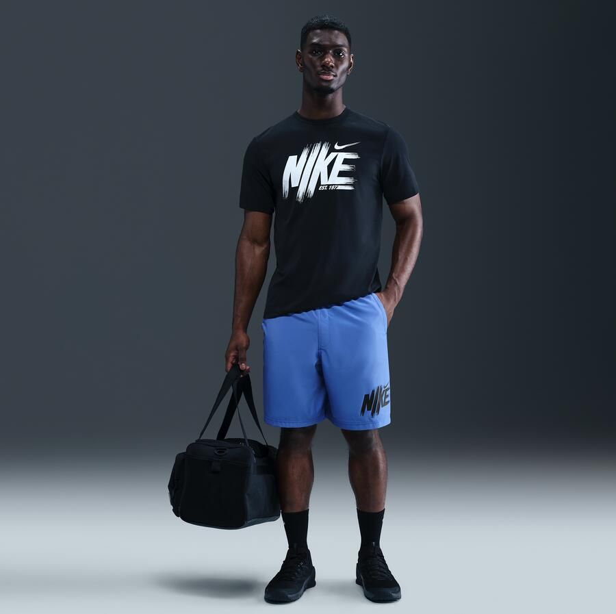 Nike Form veelzijdige niet-gevoerde herenshorts met Dri-FIT (23 cm) Blauw - Foto 4