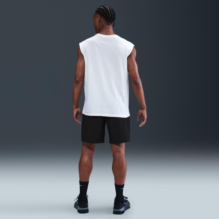 Nike Form veelzijdige niet-gevoerde herenshorts met Dri-FIT (23 cm) Zwart - Foto 3