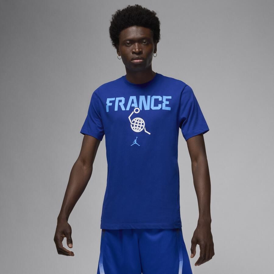Nike Frankrijk basketballshirt voor heren Blauw - Foto 3