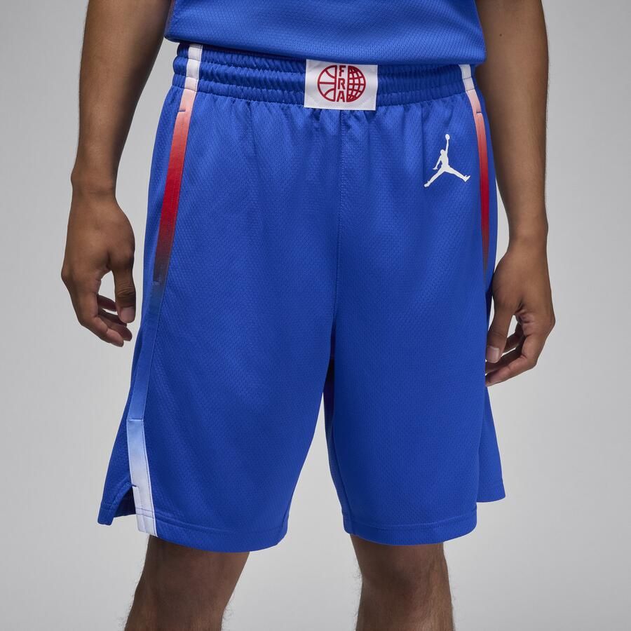 Nike Frankrijk Limited Road basketbalshorts voor heren Blauw - Foto 4