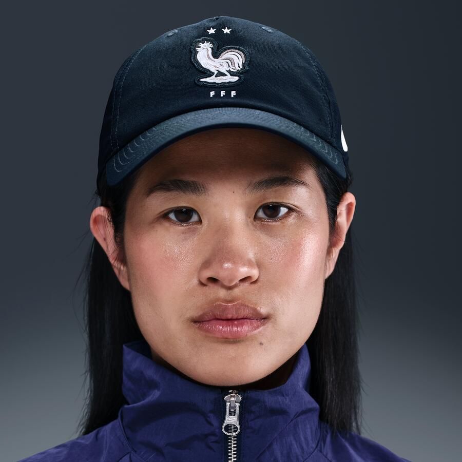 Nike Frankrijk 2025 2026 Club pet US CB L Blauw - Foto 4