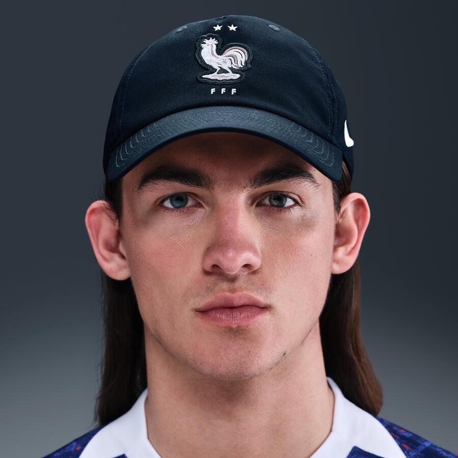 Nike Frankrijk 2025 2026 Club pet US CB L Blauw