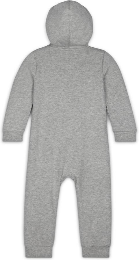 Nike Futura jumpsuit met capuchon voor baby's (12-24 maanden) Grijs - Foto 2