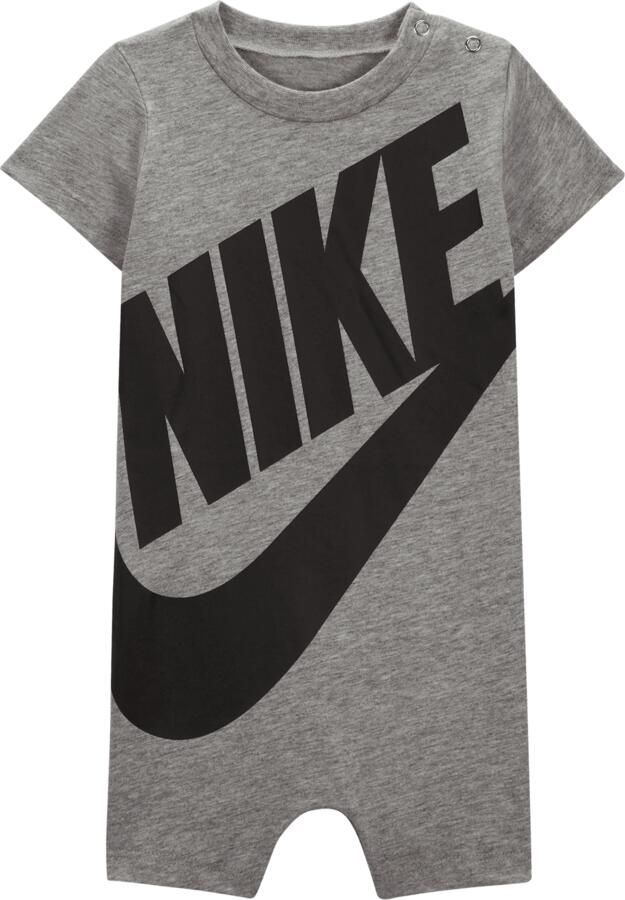 Nike Futura rompertje voor baby's (0-9 maanden) Grijs