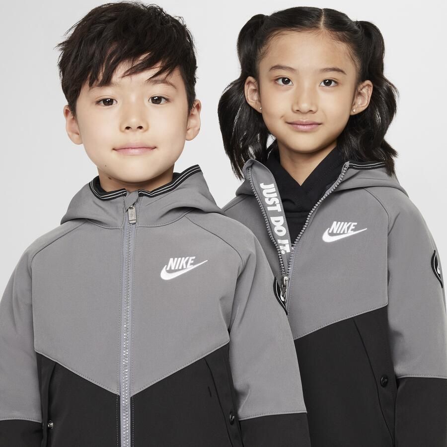 Nike Futura softshell kleuterjack Grijs