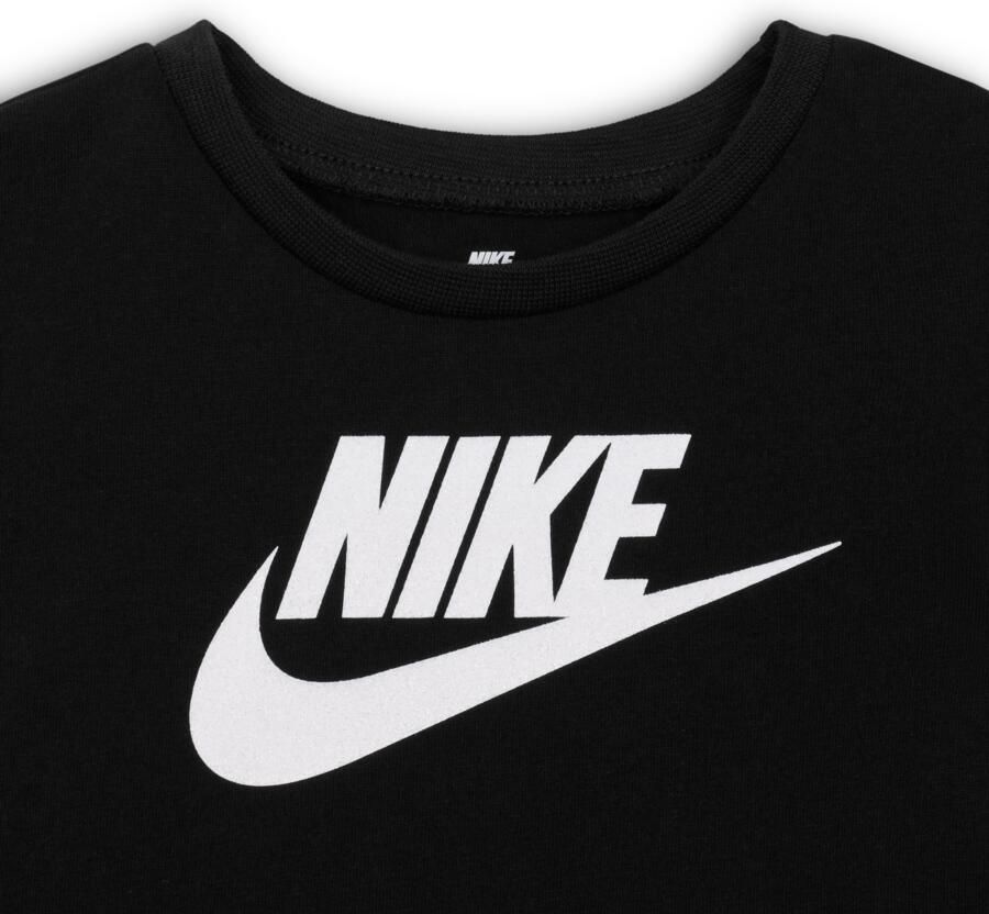 Nike Futura T-shirt voor baby's (12-24 maanden) Zwart