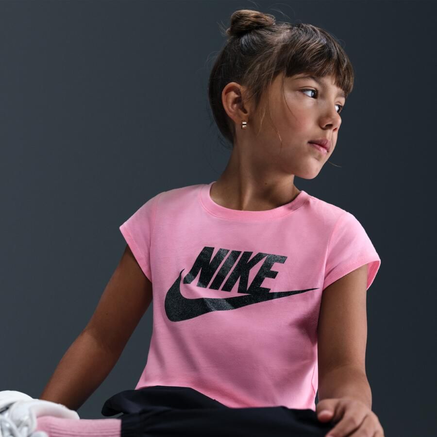 Nike Futura T-shirt voor kleuters Roze - Foto 2