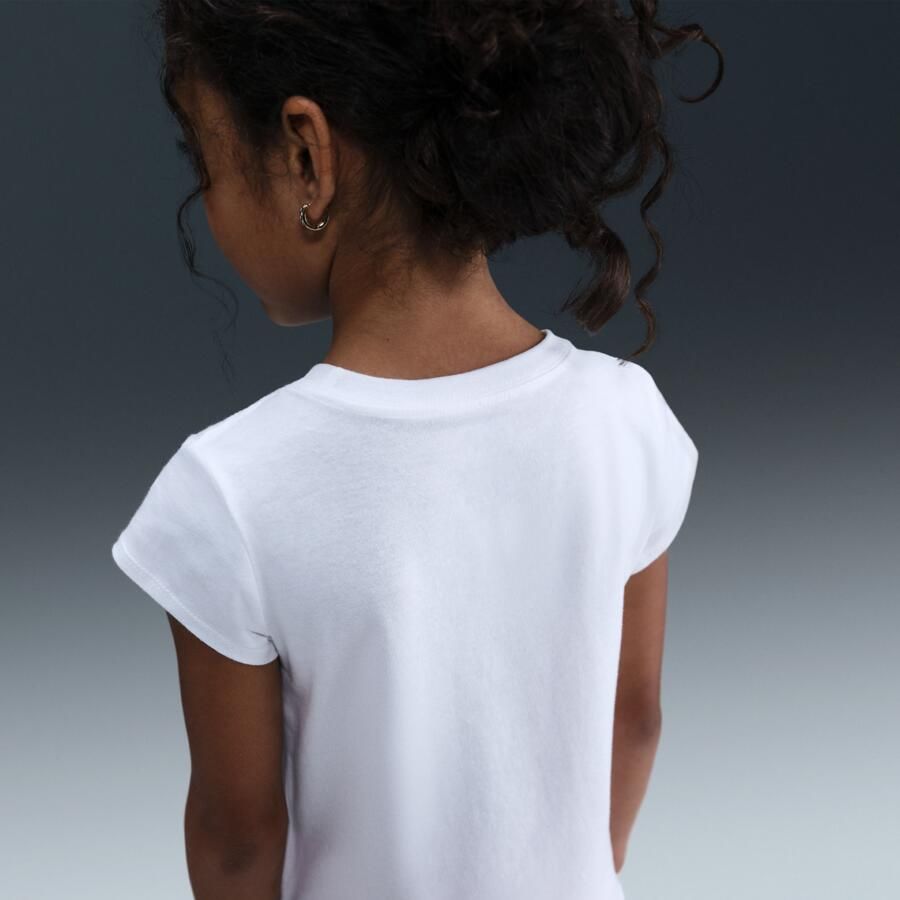 Nike Futura T-shirt voor kleuters Wit