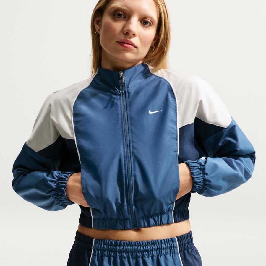 Nike gekormpen trainingsjack voor dames Blauw - Foto 4