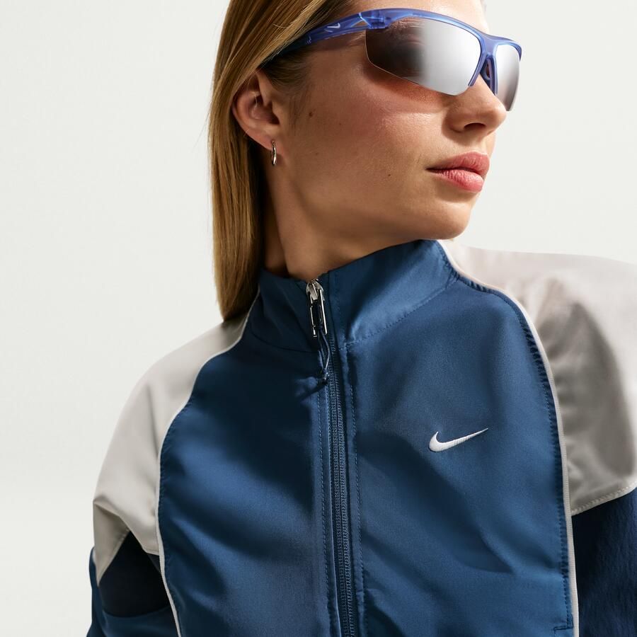 Nike gekormpen trainingsjack voor dames Blauw