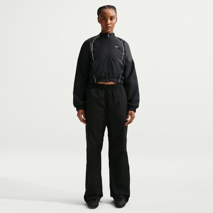 Nike gekormpen trainingsjack voor dames Zwart - Foto 2